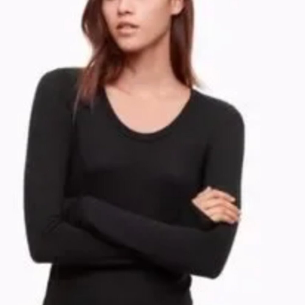 Wilfred Classic Black Long Sleeve Tee